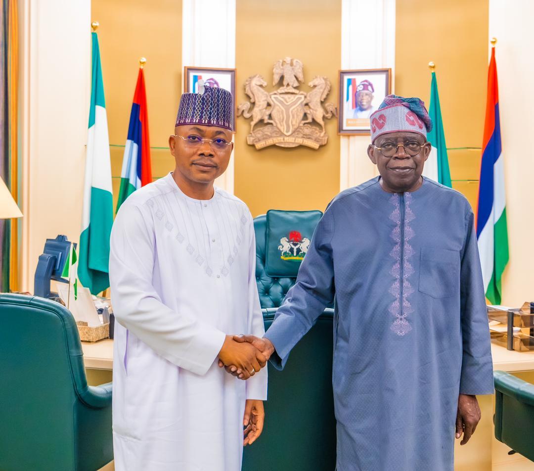President Bola Tinubu and Kogi State Governor, Usman Ododo