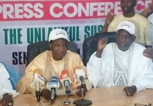 Chairman of the group, Umar Sa'idu Maigamo, addressing newsmen on Tuesday in Bauchi