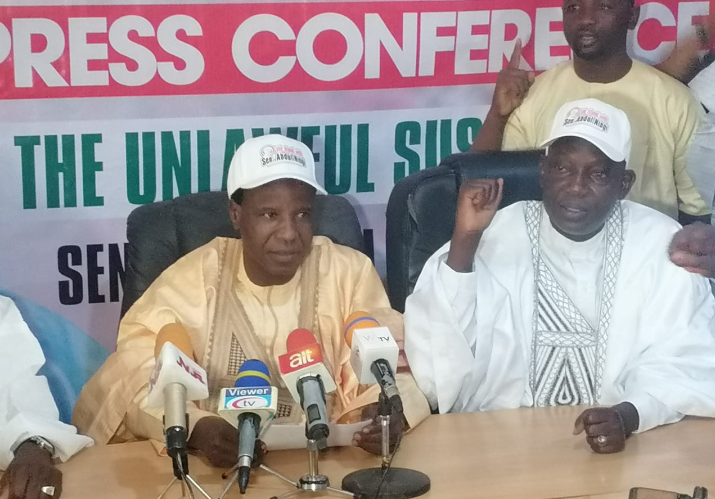 Chairman of the group, Umar Sa'idu Maigamo, addressing newsmen on Tuesday in Bauchi