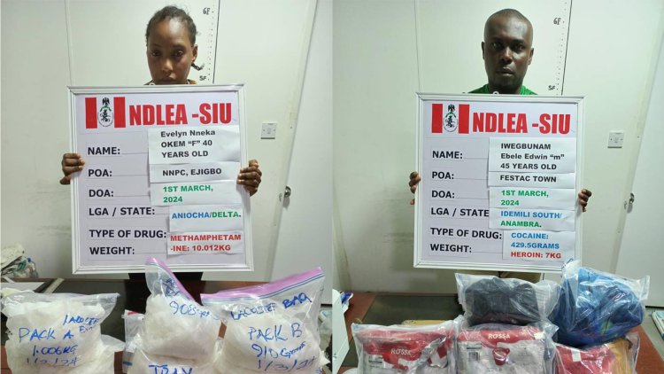 NDLEA arrests drug suspects