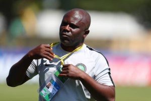 Head coach of the Falconets, Christopher Danjuma
