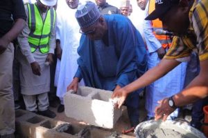 Zulum lays foundation for construction of Eye & Dental hospitals in Biu, gives 6 months for completion of project