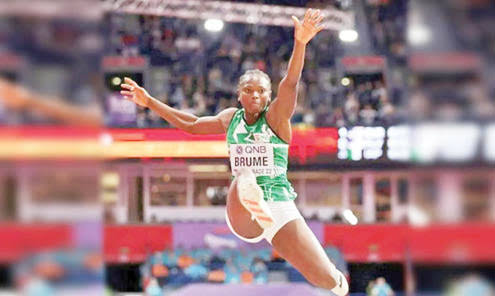 Nigeria’s long jump sensation, Ese Brume,