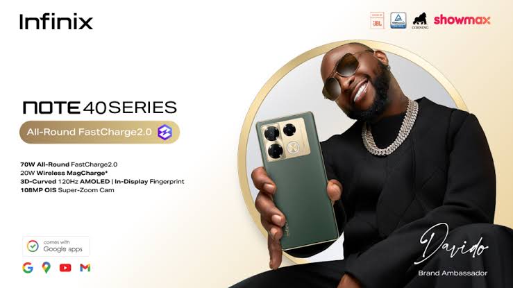 Infinix partners Showmax, unveils Note 40 series