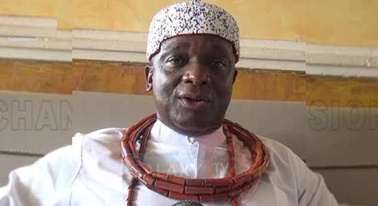 Mr Clement Ikolo, the traditional ruler of Ewu kingdom in Ugheli