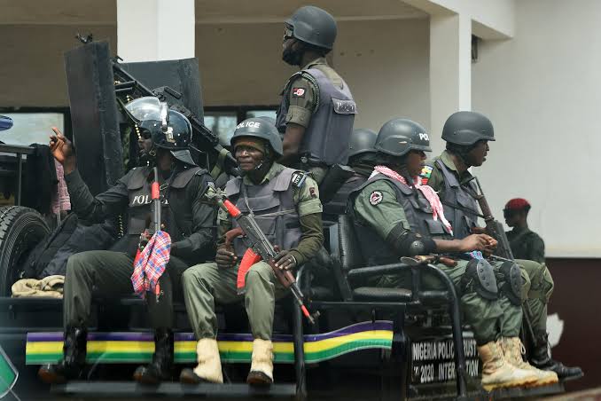 Armed Police Operatives on patrol