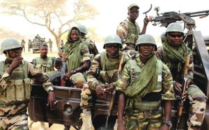 Military troops