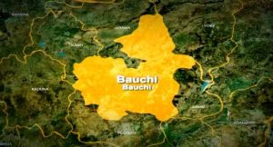 Map of Bauchi State in North East Nigeria