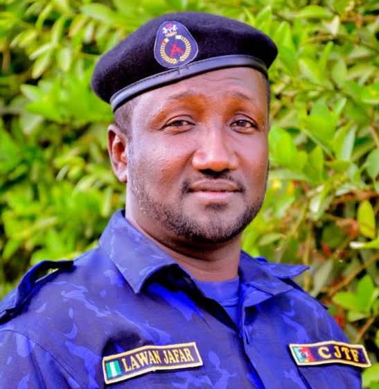 The Borno Chairman of Civilian Joint Task Force (CJTF), Ba’Lawan Ja’afar, s