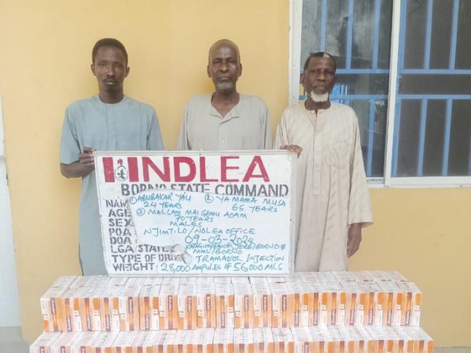 Drug suspects arrested by NDLEA