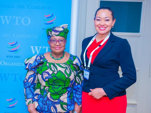Director-General of the World Trade Organisation, Ngozi Okonjo-Iweala; and the Senate Chairman on Local Content, Senator Natasha Akpoti-Uduaghan