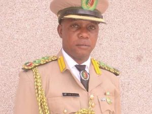 Mr. Manti Daniel Manti, Commander, Peace corps of Nigeria, Taraba State.