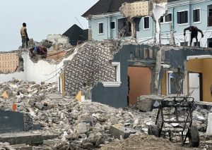 Demolition of buildings in Lagos