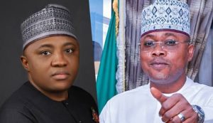 Kogi SDP Governorship candidate, Muritala Yakubu-Ajaka and Governor Usman Ododo (APC)