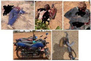 File photo of the neutralized terrorists