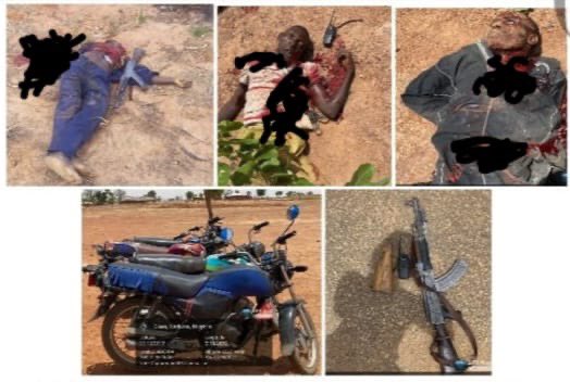 File photo of the neutralized terrorists