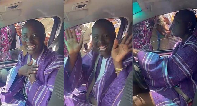 Female solo driver, Pelumi Nubi receives heroic welcome as she arrives Nigeria after two-months of road trip from London to Lagos.