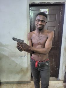 One of the arrested armed robbery suspects