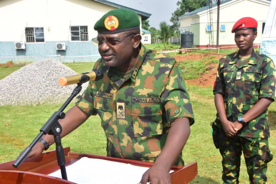 CSR: Totalenergies inaugurates project in Port-Harcourt barracks 3 GOC, Major General Jamal Abdussalam
