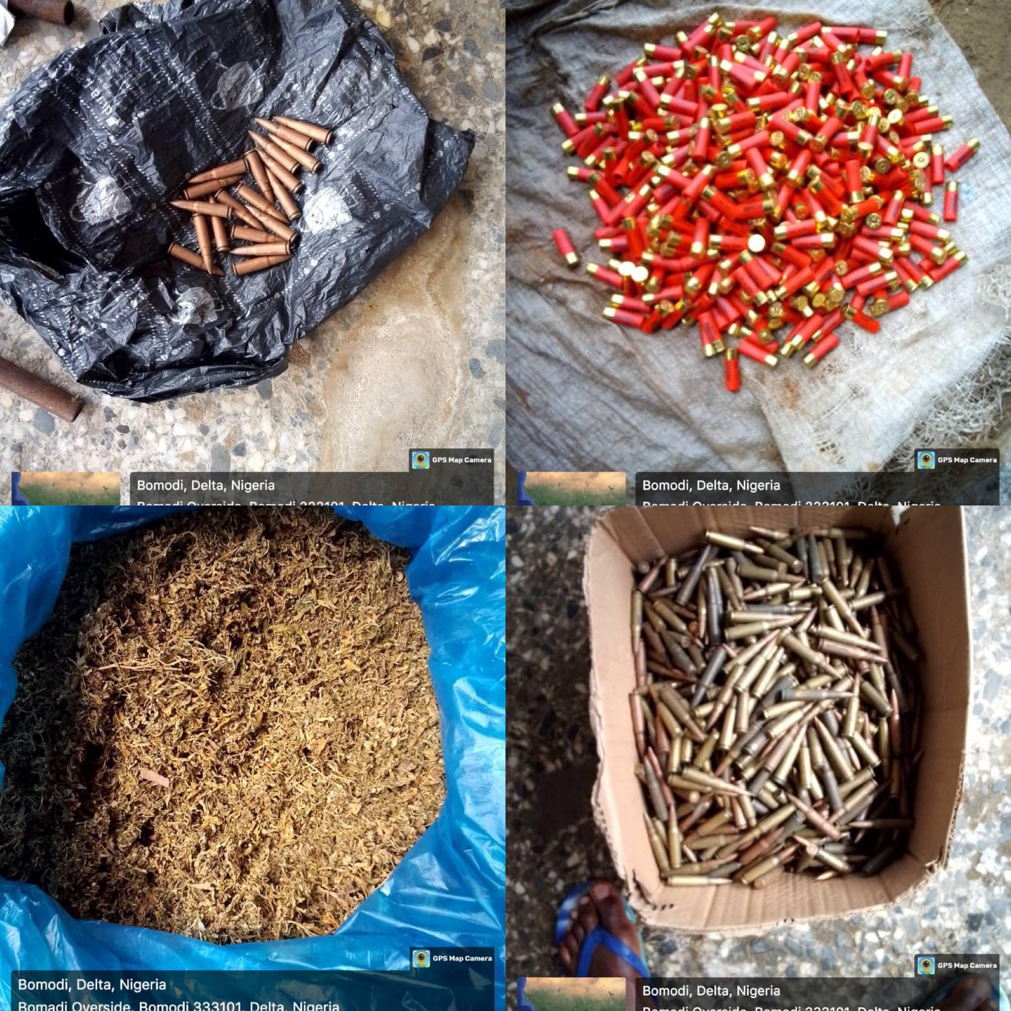 Troops burst gun runner armoury in Ugheli Delta, recover large cache of arms, ammunition 2 20240412 064344