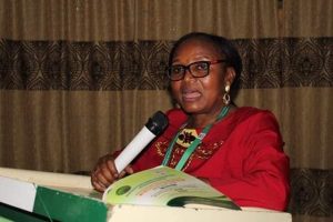 National President of SHEN, Prof. Elizabeth Mngusen Kembe,