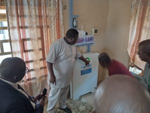 Dr Kene demonstrate