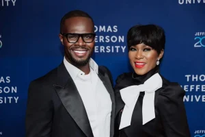 Stephanie Okereke-Linus and husband, Linus Idahosa