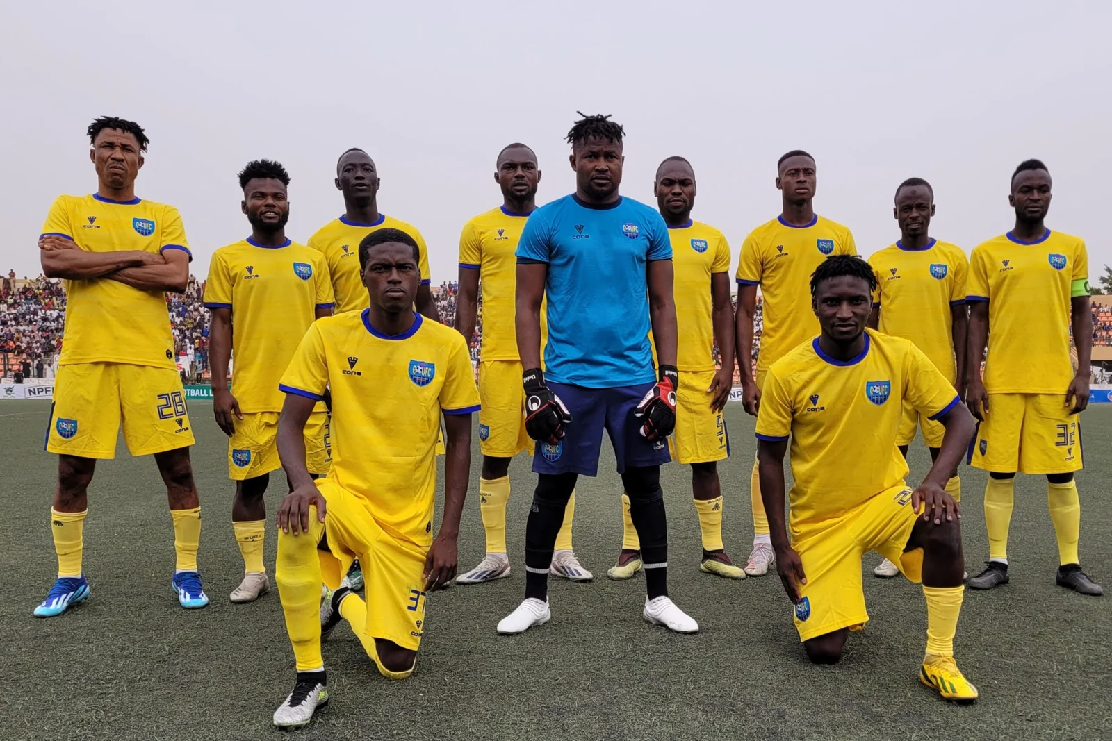 Gombe United line-up.