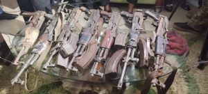 AK 47 riffles