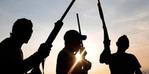 Gunmen used to illustrate the story