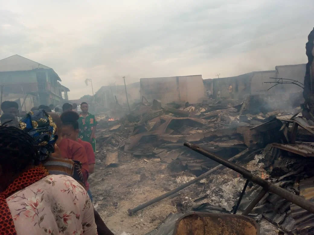 Fire destroys shops in Cross River State