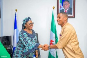 Cross River State First Lady, Mrs. Eyoanwan Bassey Otu and Deputy Governor, Peter Odey