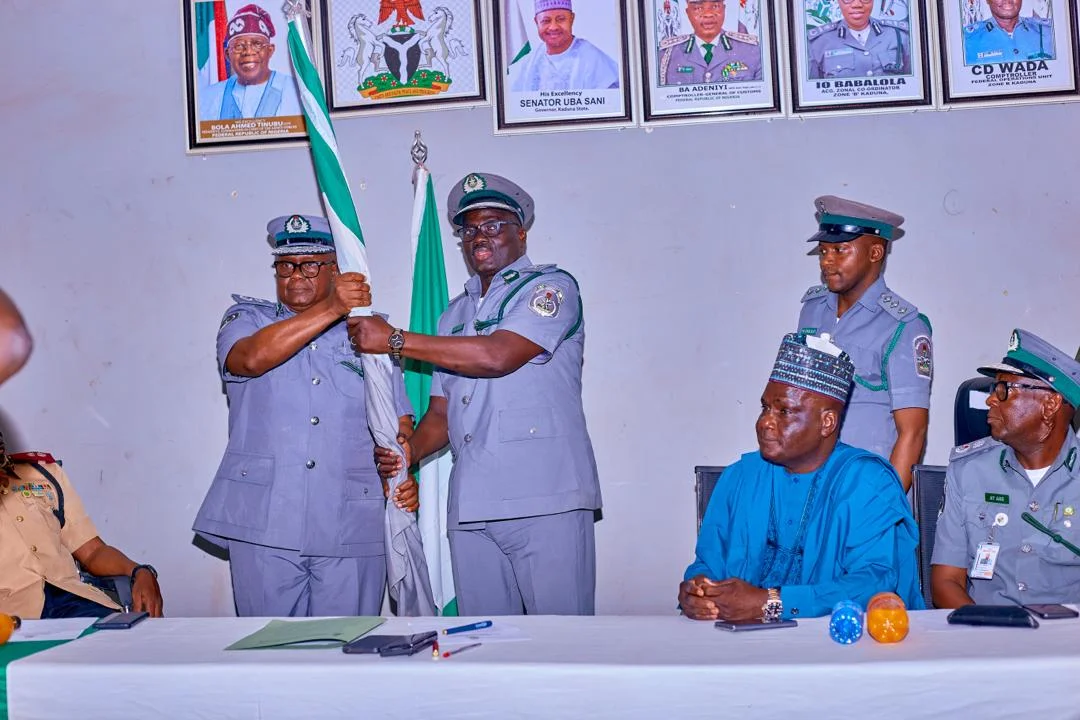 Mr. Chedi Wada, the Comptroller of the Federal Operations Units (FOU) Zone “B” of the Nigeria Customs Service, has officially handed over to Mr Ahmadu Shuaibu.