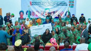 First Lady unveils Renewed Hope Initiative Women Agricultural Support Programme in North Central