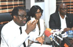 Chief Executive Officer of the Academy, Paul Chukwuma, addressing newsmen on Wednesday in Abuja