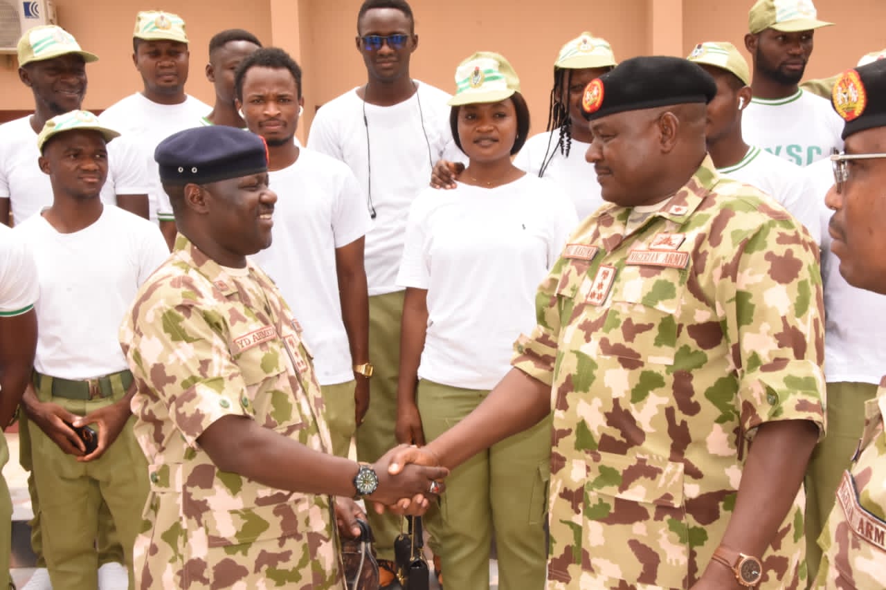 NYSC DG visits Nigerian Army 7 Division, lauds its support to the scheme in Borno 4 IMG 20240427 WA0020 1