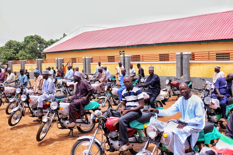 Borno lawmaker trains youths on skills acquisition, distributes motorcycles to constituents 3 IMG 20240429 WA0081