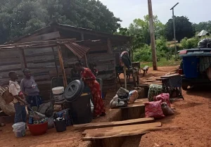 Some of the displaced people of Agojeju-Odo community in Omala Local Government Area of Kogi