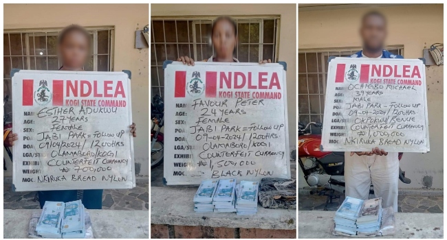 NDLEA intercepts N3.2m counterfeit cash, lethal illicit substance