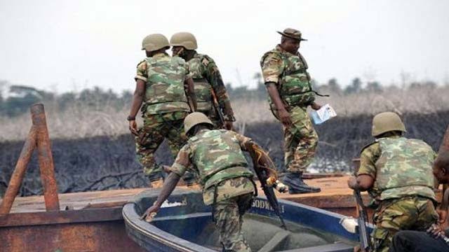 Nigerian Navy troops