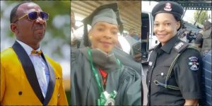 Pastor Paul Eneche and Mrs. Anyim Vera, who is a graduate of Law and police officer