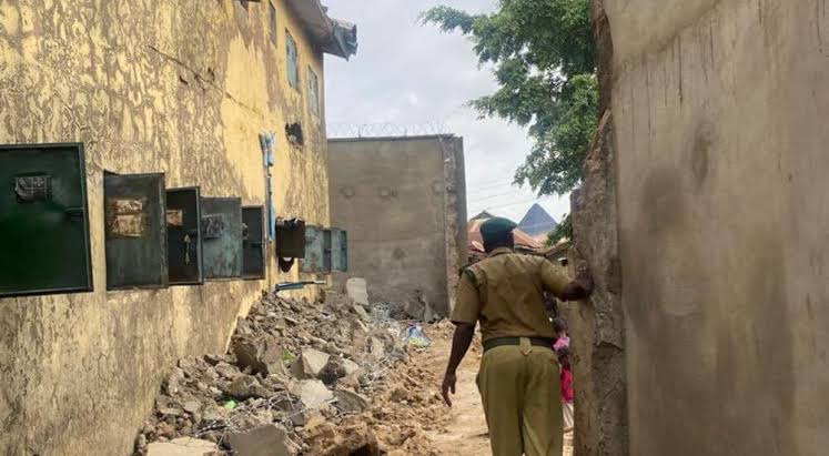 About 119 inmates escaped after heavy rainstorm destroyed Suleja prison in Niger State
