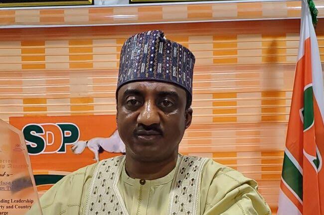 SDP National Chairman, Alh Shehu Musa Gabam