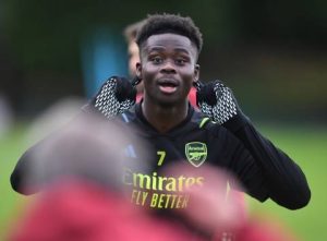 Arsenal’s Bukayo Saka