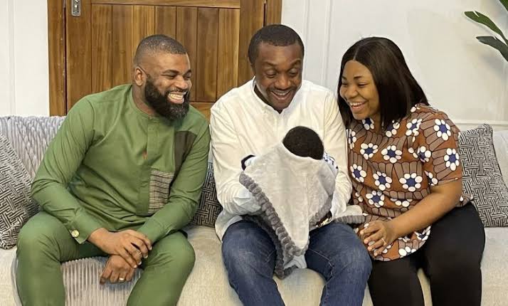 Pastor Blessed, Gospel singer, Nathaniel Bassey, Mercy Chinwo and son