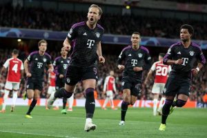 Kane returns to haunt Arsenal as Bayern Munich earn 2-2 draw