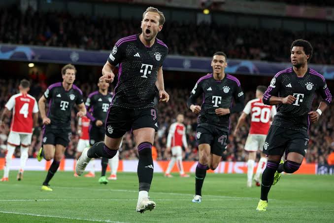 Kane returns to haunt Arsenal as Bayern Munich earn 2-2 draw
