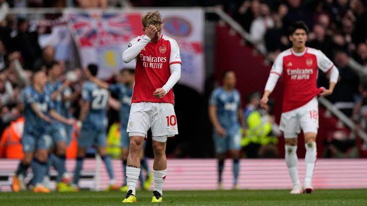 Aston Villa beat Arsenal