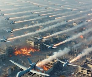 Iran launched hundreds of drones and missiles on Saturday in a retaliatory strike after a suspected Israeli strike on its embassy compound in Syria.