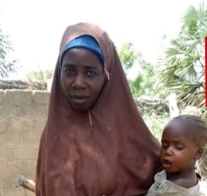 Rescued Chibok schoolgirls and one of her kids